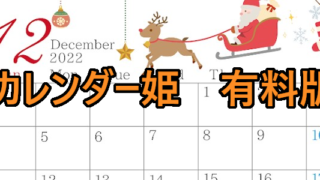 2012-2022年12月のカレンダー　オーナメント、冬　220円（税込） サイズ：A4横